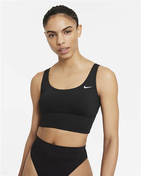 weißer nike bikini|Nike high waisted swimsuit.